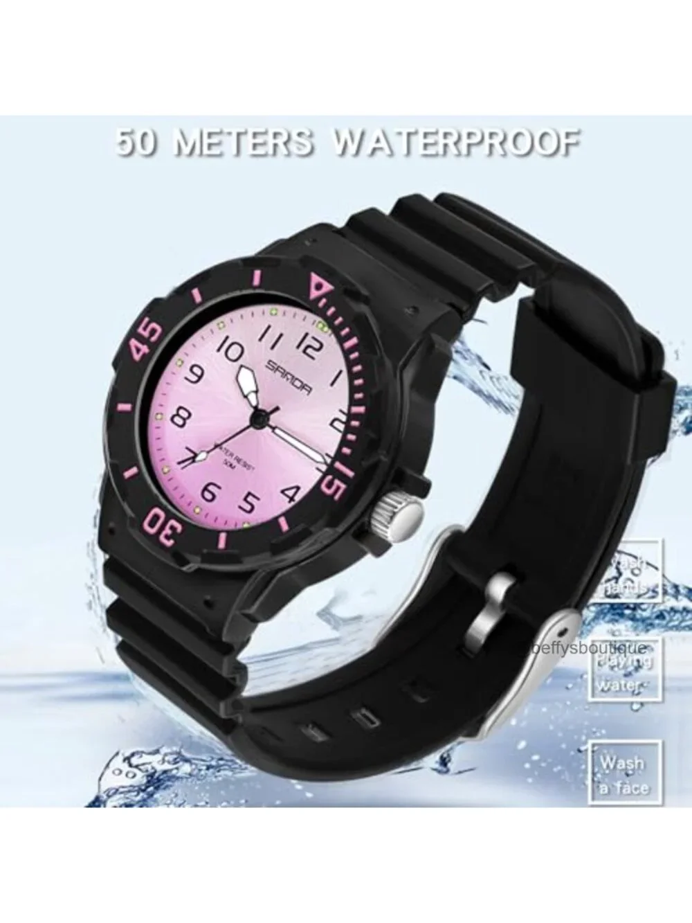 Women's Sport Waterproof Nurse Minimalist Simple Analog Watch Casual Ladies